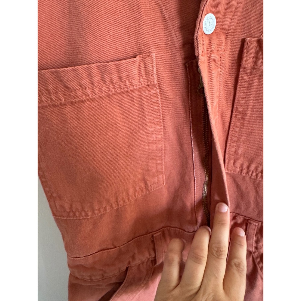 Big Bud Press burnt terracotta short sleeve jumpsuit size xs - Picture 4 of 7
